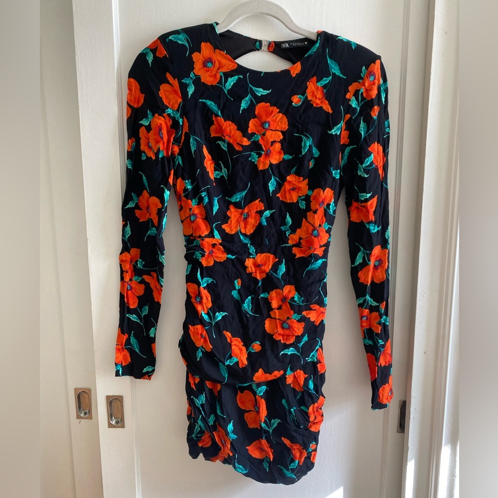Mini floral dress